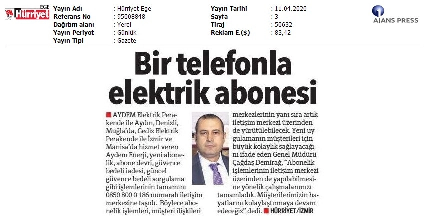  Telefonla Abonelik 